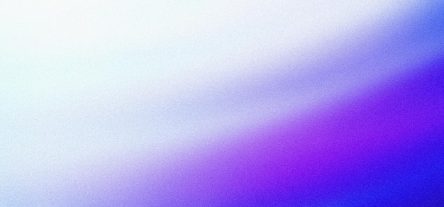 写真 粒子の粗いグラデーション背景青紫白バナー カラー グラデーション ノイズ テクスチャ レトロ ポスター デザイン