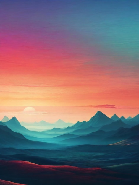 Grainy gradients background