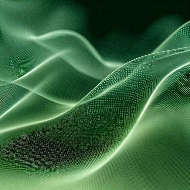 Grainy green mesh gradients background Generative AI