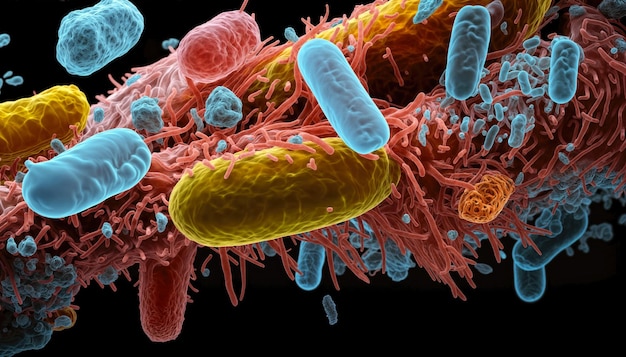 Gramnegatieve staafvormige bacteriën enkelpolaire flagellum oorzaak van cholera een infectie van de kleine