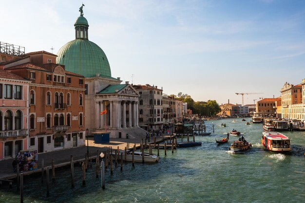 Gran Canale (Grand Canal) van Venezia, Veneto, Italië.