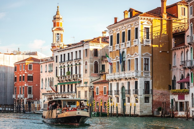 Gran Canale (Grand Canal) van Venezia, Veneto, Italië.