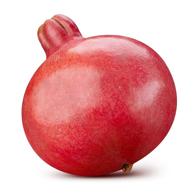 Granaatappel geïsoleerd op witte achtergrond Granaatappel fruit Clipping Path