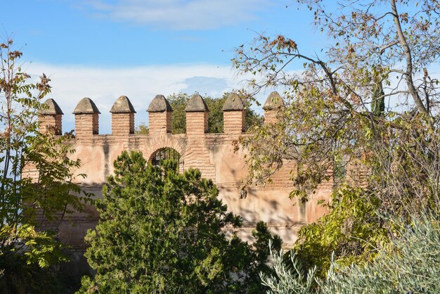 Granada Andalusia Part of the old fortress wall