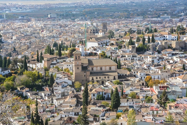 Granada Andalusia View overlooking the town