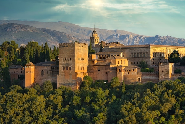 Granada city,in andalusia spain.