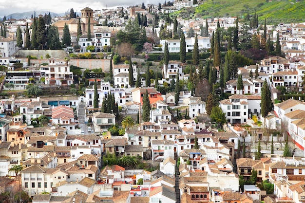 Granada, Spain. View from Alhambra palace