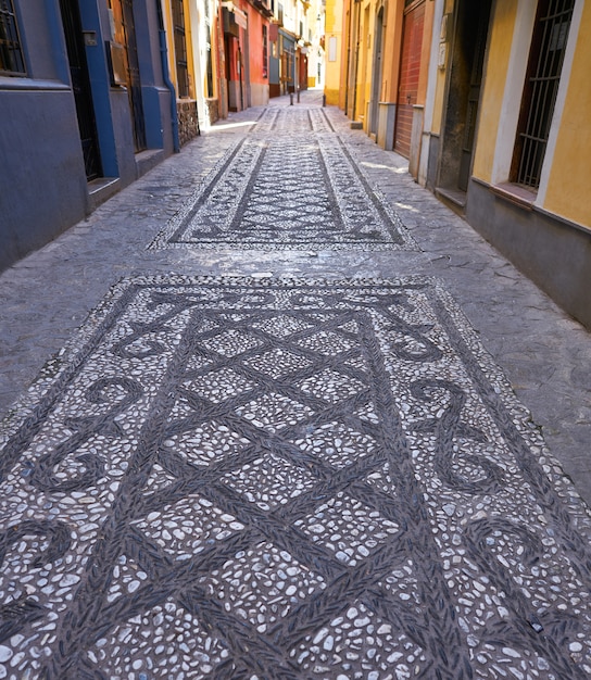 Mosaico in pietra granada realejo spagna