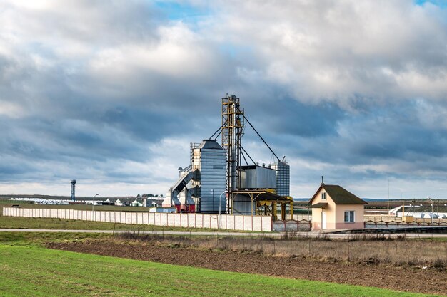 Granary elevator agroprocessing and manufacturing plant for processing and silver silos for drying cleaning and storage of agricultural products flour cereals and grain