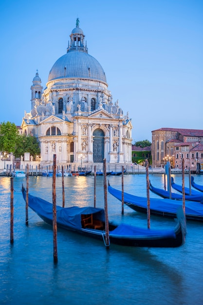 Grand Canal and Basilica Santa Maria della Salute, Venice, Italy