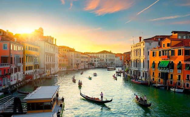 Grand Canal at sunset