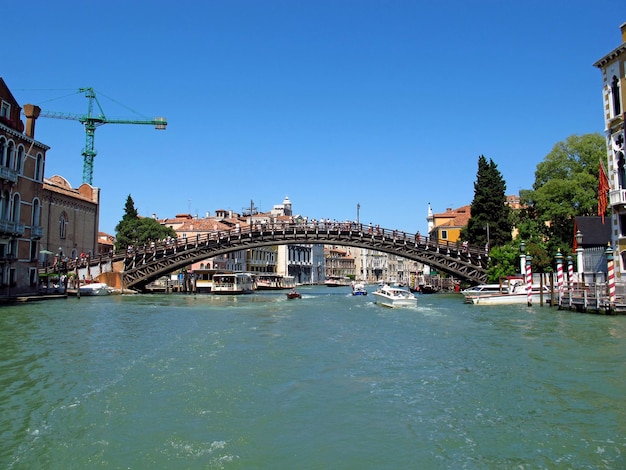 The Grand Canal in Venice Italy