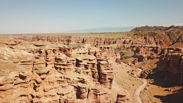 Grand canyon charyn rocks from sedimentary rocks