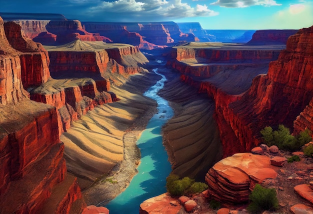 미국 콜로라도의 그랜드 캐니언 (Gran Canyon of Colorado)