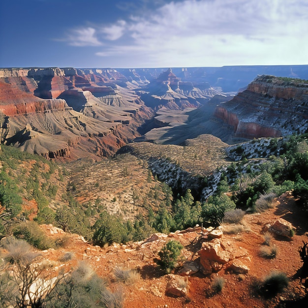 Grand Canyon National Park Arizona Verenigde Staten Uitzicht vanaf South Rim