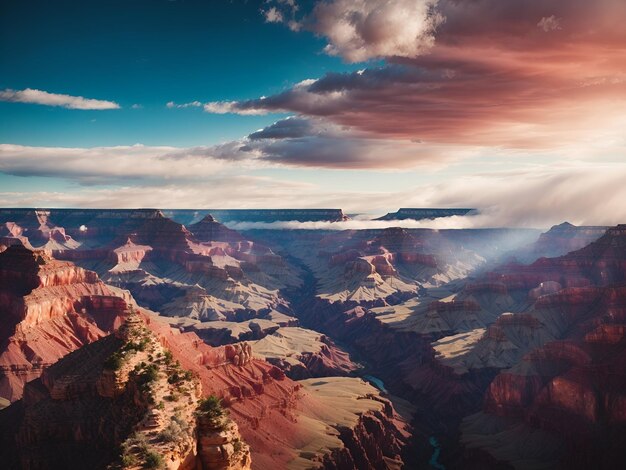 grand canyon with beautiful view