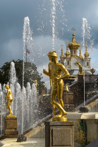 The Grand Cascade of Peterhof, Saint Petersberg, Russia