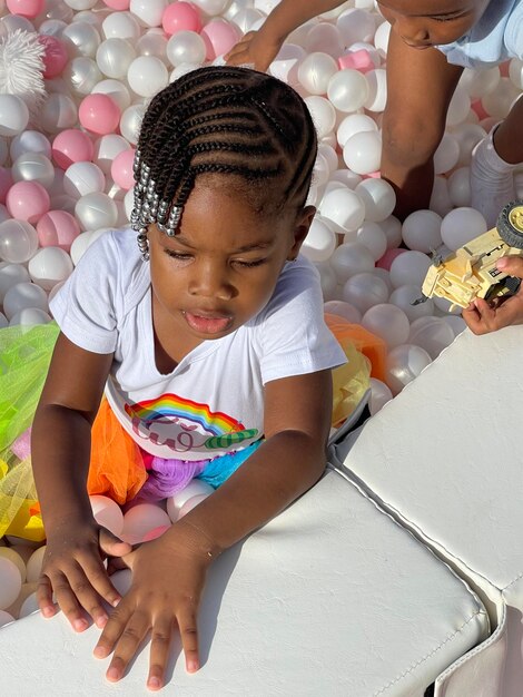 Photo grand daughter at her 2nd birthday party