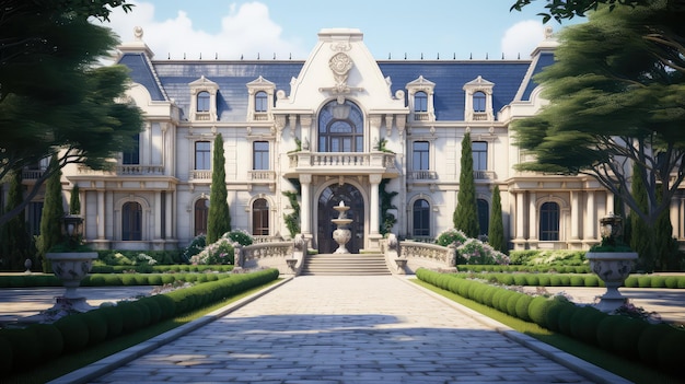 Grand home mansion building