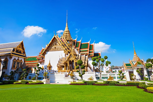 The Grand Palace is a complex of buildings at the heart of Bangkok, Thailand