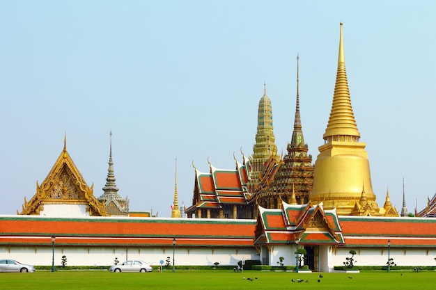 Grand Palace and Temple of Emerald Buddha complex in Bangkok