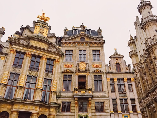 The Grand Place square in Brussels the capital of Belgium famous historical landmark