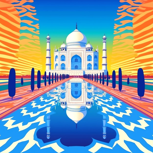 the grand taj mahal