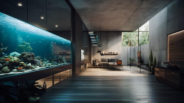 Grandiose Underwater World in Your Living Space Elegant Underwater Paradise