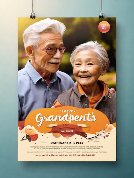 Photo grandparents day greeting card