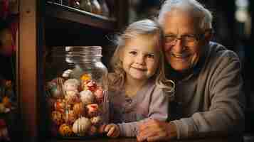 Photo grandparents sharing their favorite easter wallpaper