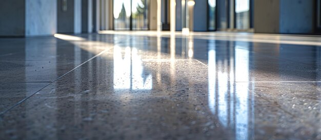 Photo granite floor construction