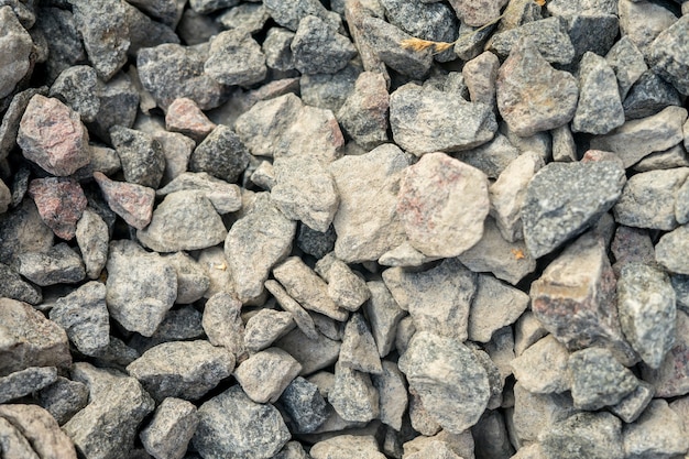 Granite gravel texture white pebbles stone backgroundlandscape concept pattern