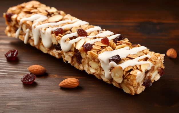 Granola bar Sunflower protein muesli Generate Ai