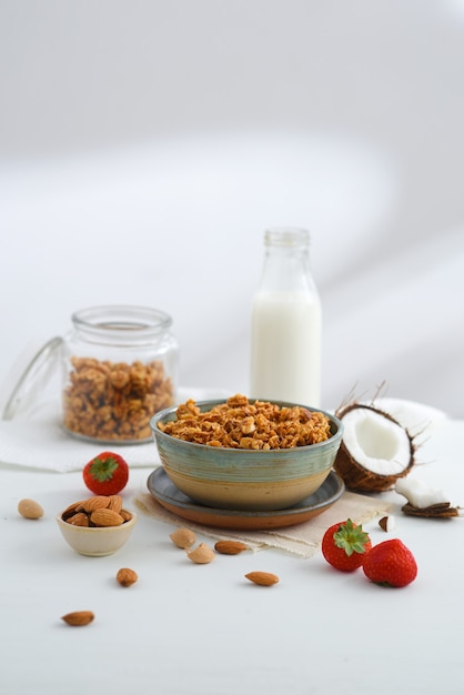 Granola in Bowl Breakfast