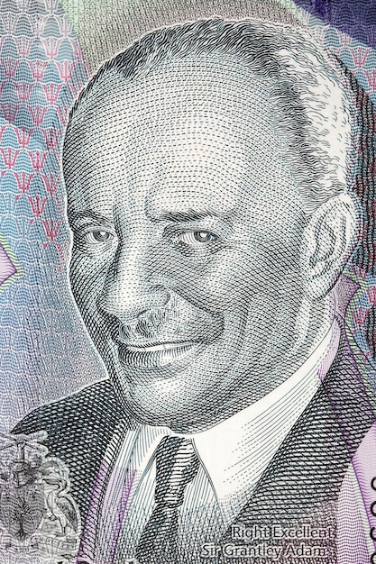 Grantley Herbert Adams a portrait from Barbadian money