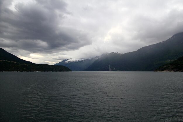 Granvin Fjord in Norway Scandinavia