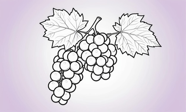 Фото Красить виноград для детей