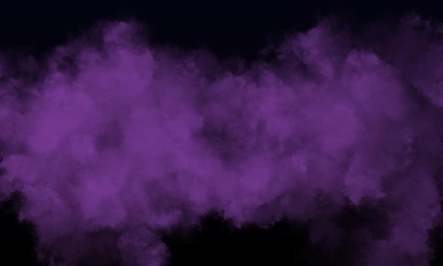 grape fog or smoke on dark space background