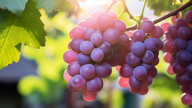 grape on the garden farm