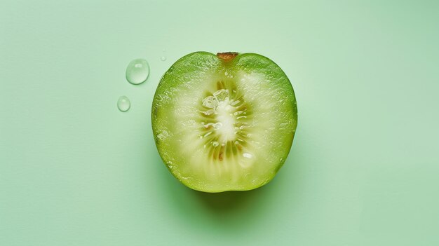 Foto fetta di uva verde frutta organica freschezza naturale gustoso spuntino sano