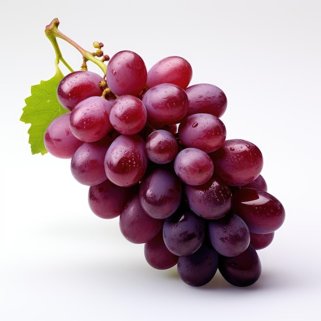 Grape isolated white background