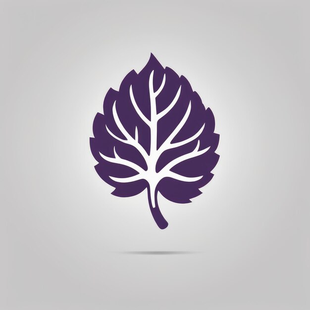 Photo grape leaf icon vector logo clip art illustration