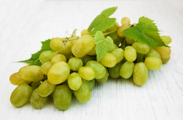 Grape with leaf