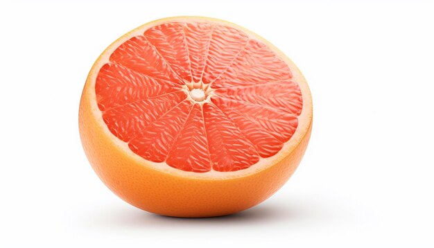 Grapefruit Elevation Side View Isolated