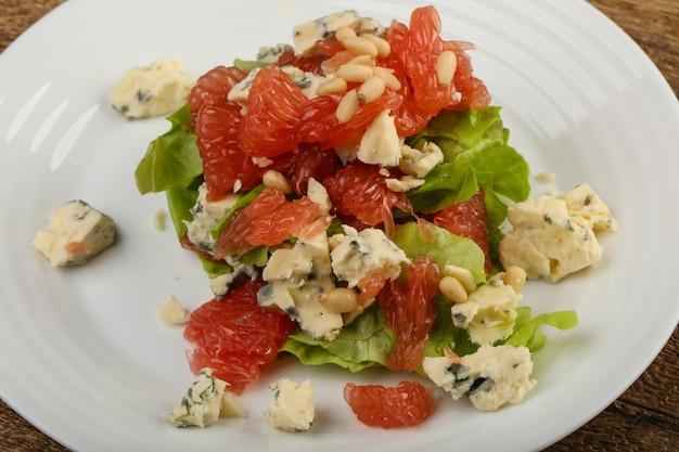 Grapefruit en Blauwe Kaassalade