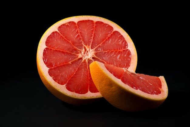 Grapefruit fresh juicy mellow red pulp