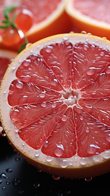 Grapefruit fresh pattern for organic healthy snack