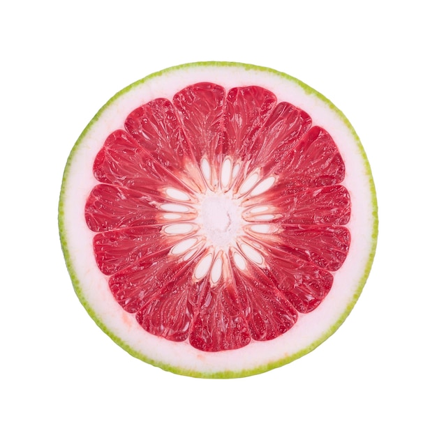 Grapefruit geïsoleerd op een witte achtergrond