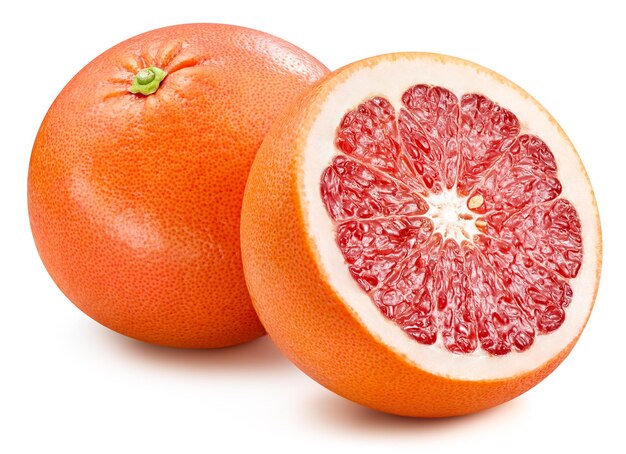 Grapefruit geïsoleerd op een witte achtergrond