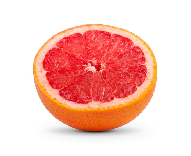 Grapefruit geïsoleerd op wit